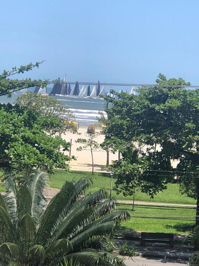 Apto Gonzaga Frente Ao Mar Wi-Fi Santos  Zewnętrze zdjęcie