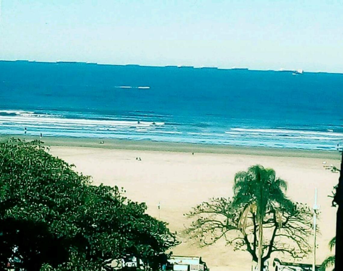 Apto Gonzaga Frente Ao Mar Wi-Fi Santos  Zewnętrze zdjęcie